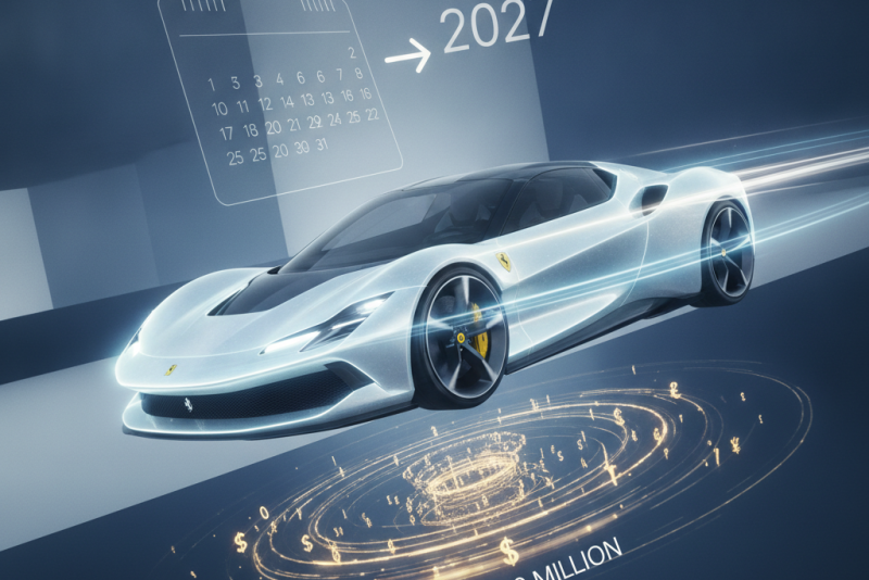 Ferrari Luce é arrematada por US$ 40 milhões em leilão; entrega ao comprador em 2027