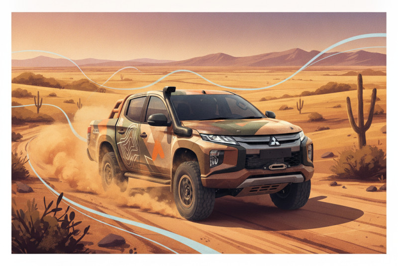 Mitsubishi lança Triton Savana Sertões em edição comemorativa ao maior rali das Américas