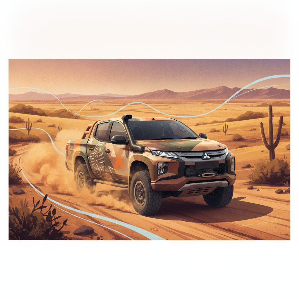 Mitsubishi lança Triton Savana Sertões em edição comemorativa ao maior rali das Américas