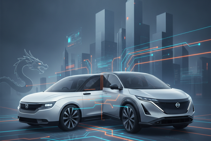 Honda e Nissan unem forças para desenvolver carros mais inteligentes em resposta à concorrência chinesa