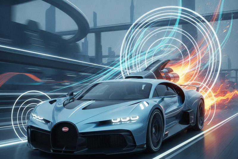 Bugatti Tourbillon V16: O Ronco de Seu Motor a 9.000 rpm