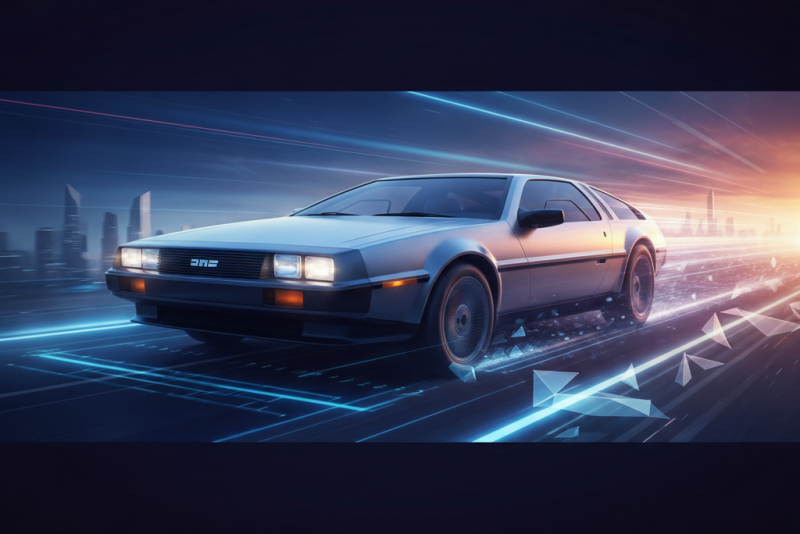 DeLorean DMC-12: Uma análise do seu desempenho como carro esportivo