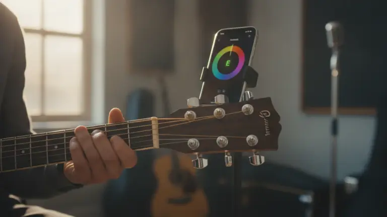 Apps Gratuitos para Afinar Guitarra e Violão com Microfone