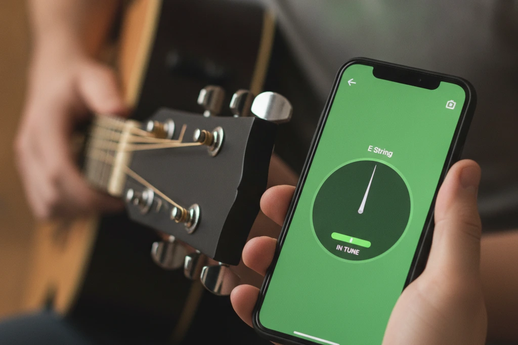 Apps Gratuitos para Afinar Guitarra e Violão com Microfone