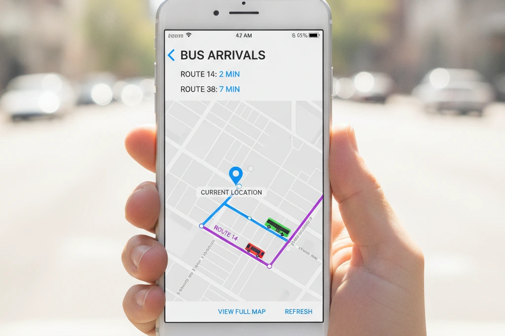 Espere o Ônibus em Casa com Apps de Horário e Mobilidade Urbana