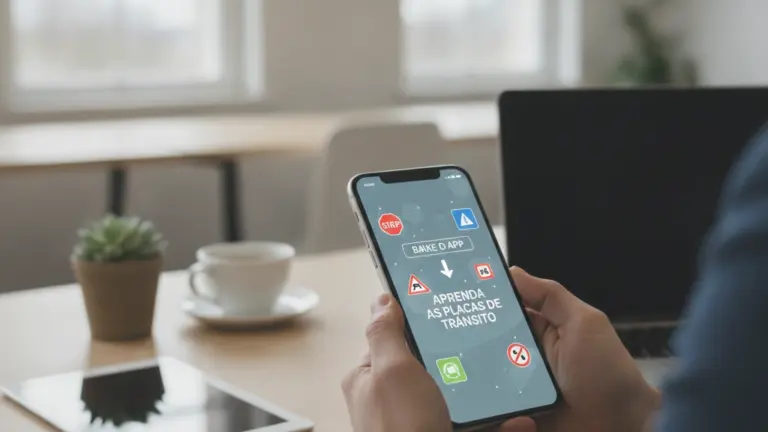 Baixe o App e Aprenda as Placas de Trânsito