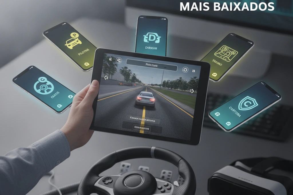 Simuladores de Autoescola Grátis: Top 5 Apps Mais Baixados